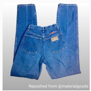 Rare Vintage 90s  Wranglers USA 12MWZG High Waisted Cowboy Cut Jeans❤️